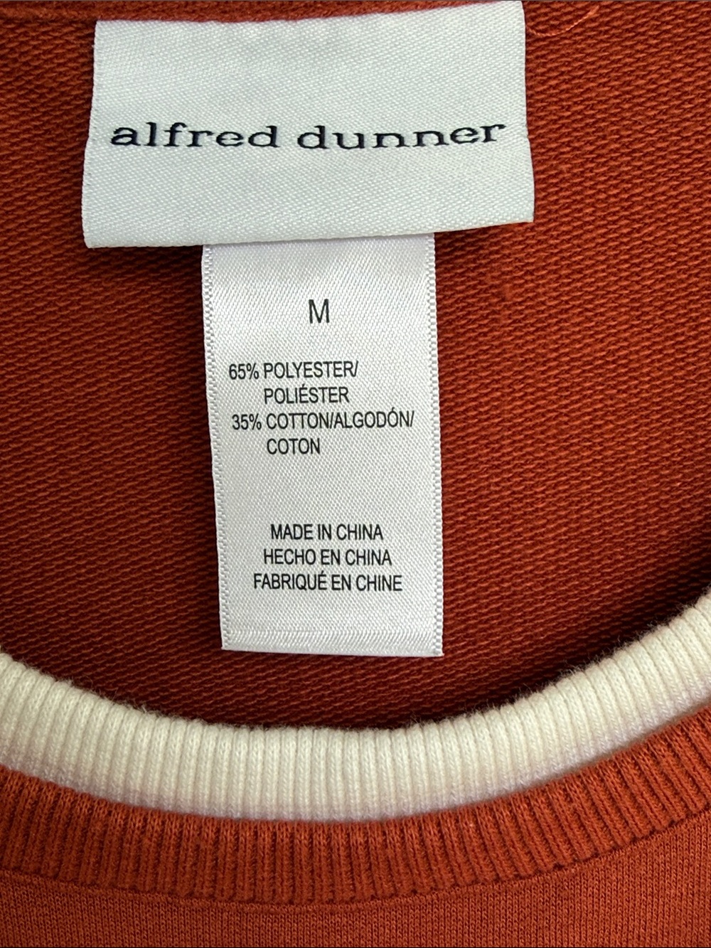 Alfred Dunner “Give Thanks” Sweatshirt Size Medium - Picture 3 of 7
